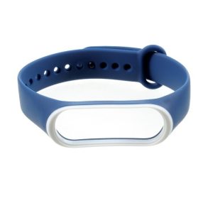   Xiaomi Mi Band 3 Pótszíj - Óraszíj BiColor Fehér/Sötétkék