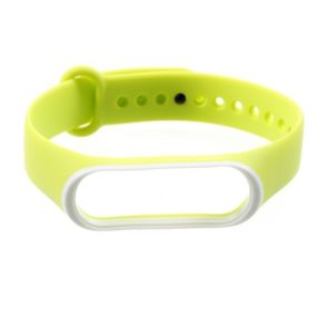 Xiaomi Mi Band 3 Pótszíj - Óraszíj BiColor Fehér/Sárga
