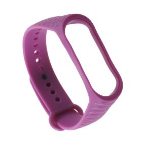   Pótszíj Xiaomi Mi Band 3 Óraszíj - RMPACK - Rhombus Style Lila