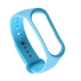   Pótszíj Xiaomi Mi Band 3 Óraszíj - RMPACK - Rhombus Style Világoskék
