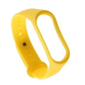   Pótszíj Xiaomi Mi Band 3 Óraszíj - RMPACK - Rhombus Style Sárga