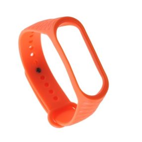   Pótszíj Xiaomi Mi Band 3 Óraszíj - RMPACK - Rhombus Style Narancssárga