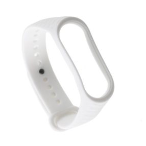   Pótszíj Xiaomi Mi Band 3 Óraszíj - RMPACK - Rhombus Style Fehér