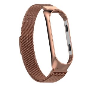 Xiaomi Mi Band 3 Fémszíj - Keret Rózsaarany