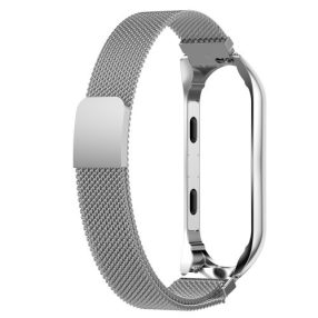 Xiaomi Mi Band 3 Fémszíj - Keret Ezüst