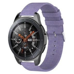   Samsung Galaxy Watch 46mm Óraszíj - Pótszíj Textil Canvas Lila