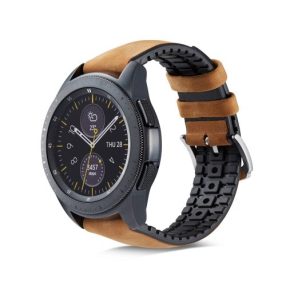   Huawei Watch GT Pótszíj - Óraszíj Bőr / Szilikonbelsővel Mintás A03
