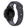 Samsung Galaxy Watch Active Óraszíj - Pótszíj SM-R500 Szilikon Hollow Style Lyukacsos Fekete/Kék