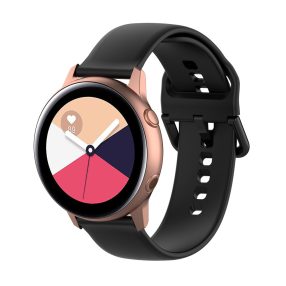   Samsung Galaxy Watch Active Szilikon Pótszíj Óraszíj - Smart Collect Fekete