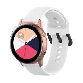  Samsung Galaxy Watch Active Szilikon Pótszíj Óraszíj - Smart Collect Fehér