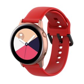   Samsung Galaxy Watch Active Szilikon Pótszíj Óraszíj - Smart Collect Piros