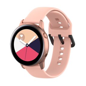   Samsung Galaxy Watch Active Szilikon Pótszíj Óraszíj - Smart Collect Rózsaszín