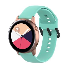   Samsung Galaxy Watch Active Szilikon Pótszíj Óraszíj - Smart Collect Cián