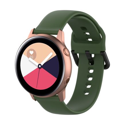 Samsung Galaxy Watch Active Szilikon Pótszíj Óraszíj - Smart Collect Zöld