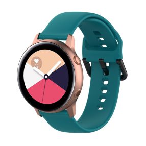   Samsung Galaxy Watch Active Szilikon Pótszíj Óraszíj - Smart Collect SötétZöld