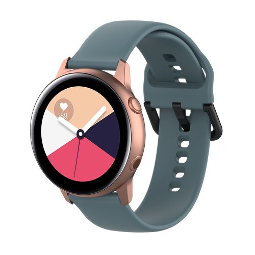 Samsung Galaxy Watch Active Szilikon Pótszíj Óraszíj - Smart Collect Szürke
