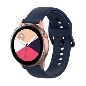   Samsung Galaxy Watch Active Szilikon Pótszíj Óraszíj - Smart Collect Sötétkék