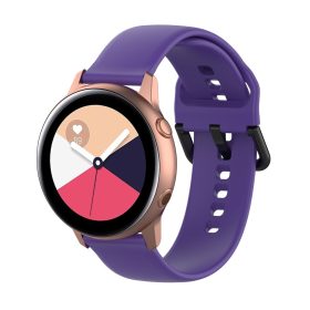   Samsung Galaxy Watch Active Szilikon Pótszíj Óraszíj - Smart Collect Lila