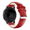 Samsung Galaxy Watch Active Óraszíj Pótszíj - Krokodil Bőrmintázattal Piros
