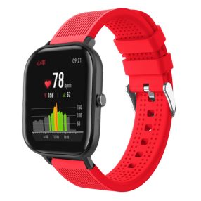   Huawei Amazfit GTS Pótszíj - Óraszíj Szilikon Sport Style Piros