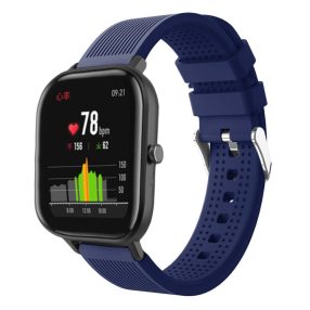   Huawei Amazfit GTS Pótszíj - Óraszíj Szilikon Sport Style Sötétkék