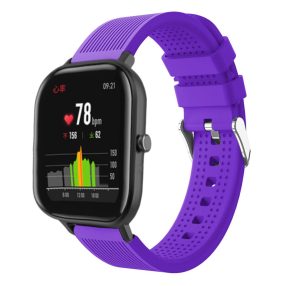   Huawei Amazfit GTS Pótszíj - Óraszíj Szilikon Sport Style Lila