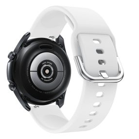   RMPACK Samsung Galaxy Watch 3 45mm Óraszíj Pótszíj Okosóra Szíj Szilikon Nature Fehér