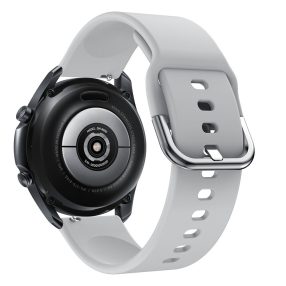   RMPACK Samsung Galaxy Watch 3 45mm Óraszíj Pótszíj Okosóra Szíj Szilikon Nature Szürke