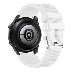   RMPACK Samsung Galaxy Watch 3 45mm Pótszíj Okosóra Szíj Óraszíj Szilikon Sport Style Fehér