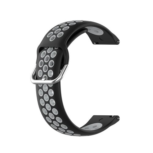 RMPACK Samsung Galaxy Watch 3 45mm Okosóra Szíj Pótszíj Óraszíj Hollow Style Fekete/Szürke