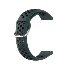   RMPACK Samsung Galaxy Watch 3 41mm Okosóra Szíj Pótszíj Óraszíj Hollow Style SötétZöld/Fekete