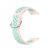 RMPACK Samsung Galaxy Watch 3 41mm Okosóra Szíj Pótszíj Óraszíj Hollow Style Rózsaszín/Cián