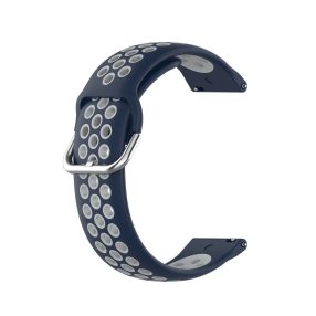   RMPACK Samsung Galaxy Watch 3 41mm Okosóra Szíj Pótszíj Óraszíj Hollow Style Sötétkék/Szürke