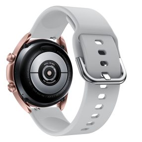   RMPACK Samsung Galaxy Watch 3 41mm Óraszíj Pótszíj Okosóra Szíj Szilikon Nature Szürke