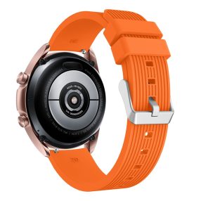   RMPACK Samsung Galaxy Watch 3 41mm Pótszíj Okosóra Szíj Óraszíj Szilikon Sport Style Narancssárga