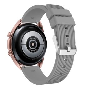   RMPACK Samsung Galaxy Watch 3 41mm Pótszíj Okosóra Szíj Óraszíj Szilikon Sport Style Szürke