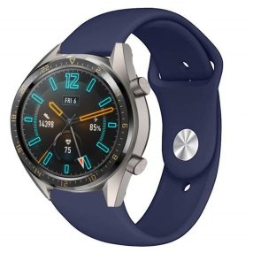   RMPACK Huawei Watch GT Pótszíj Szilikon Óraszíj Soft Series Sötétkék