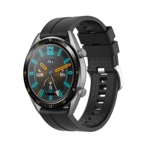   RMPACK Huawei Watch GT 46mm Szilikon Pótszíj Óraszíj Elegant-Sport Series Fekete