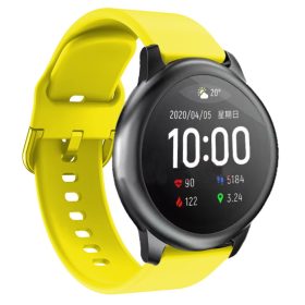   RMPACK Xiaomi Haylou Solar LS05 Óraszíj - Pótszíj Szilikon Sárga