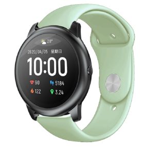   RMPACK Xiaomi Haylou Solar LS05 Szilikon Pótszíj Óraszíj Elegant Series Menta