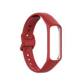   RMPACK Samsung Galaxy Fit 2 Óraszíj SM-R220 Pótszíj Szilikon Sport Style Szíj Piros