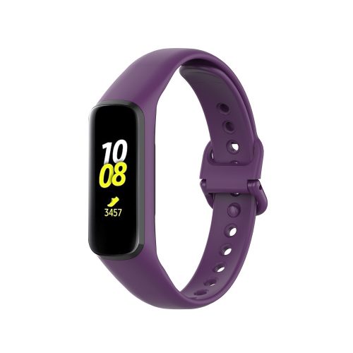 RMPACK Samsung Galaxy Fit 2 Óraszíj SM-R220 Pótszíj Szilikon Sport Style Szíj Lila