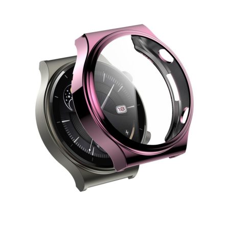 RMPACK Huawei Watch GT 2 Pro / Classic / Sport Védőkeret Rózsaszín + Beépített Képernyővédő