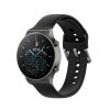 RMPACK Huawei Watch GT 2 Pro Pótszíj Óraszíj Szilikon ( L ) Méret 22mm Elegant Series Fekete