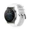 RMPACK Huawei Watch GT 2 Pro Szilikon Óraszíj Pótszíj Prémium 22mm Fehér