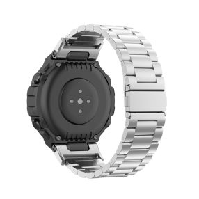   RMPACK Xiaomi Amazfit T-REX Fémszíj Stainless Steel Óraszíj Pótszíj Ezüst