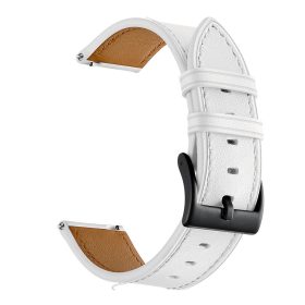   RMPACK Samsung Galaxy Watch4 40mm,42mm,44mm,46mm Bőrszíj Pótszíj Óraszíj CowStyle Fehér