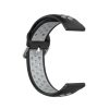 RMPACK Samsung Galaxy Watch4 Classic 46mm, 44mm Óraszíj Szilikon Pótszíj Sport Hollow Style Fekete/Szürke