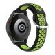 RMPACK Samsung Galaxy Watch4 40mm,42mm Óraszíj Szilikon Pótszíj Sport Hollow Style Fekete/Zöld