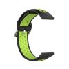RMPACK Samsung Galaxy Watch4 40mm,42mm Óraszíj Szilikon Pótszíj Sport Hollow Style Fekete/Zöld
